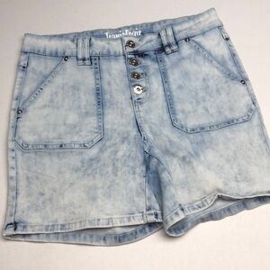 LIKE NEW JEANIOLOGIE ACID WASH HIGH-RISE JEAN SHORTS 10/30 ⭐️